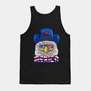 Merica Bald Eagle 4th Of July Tank Top